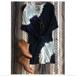 Young Fabulous & Broke Blue Tie Dye Dress